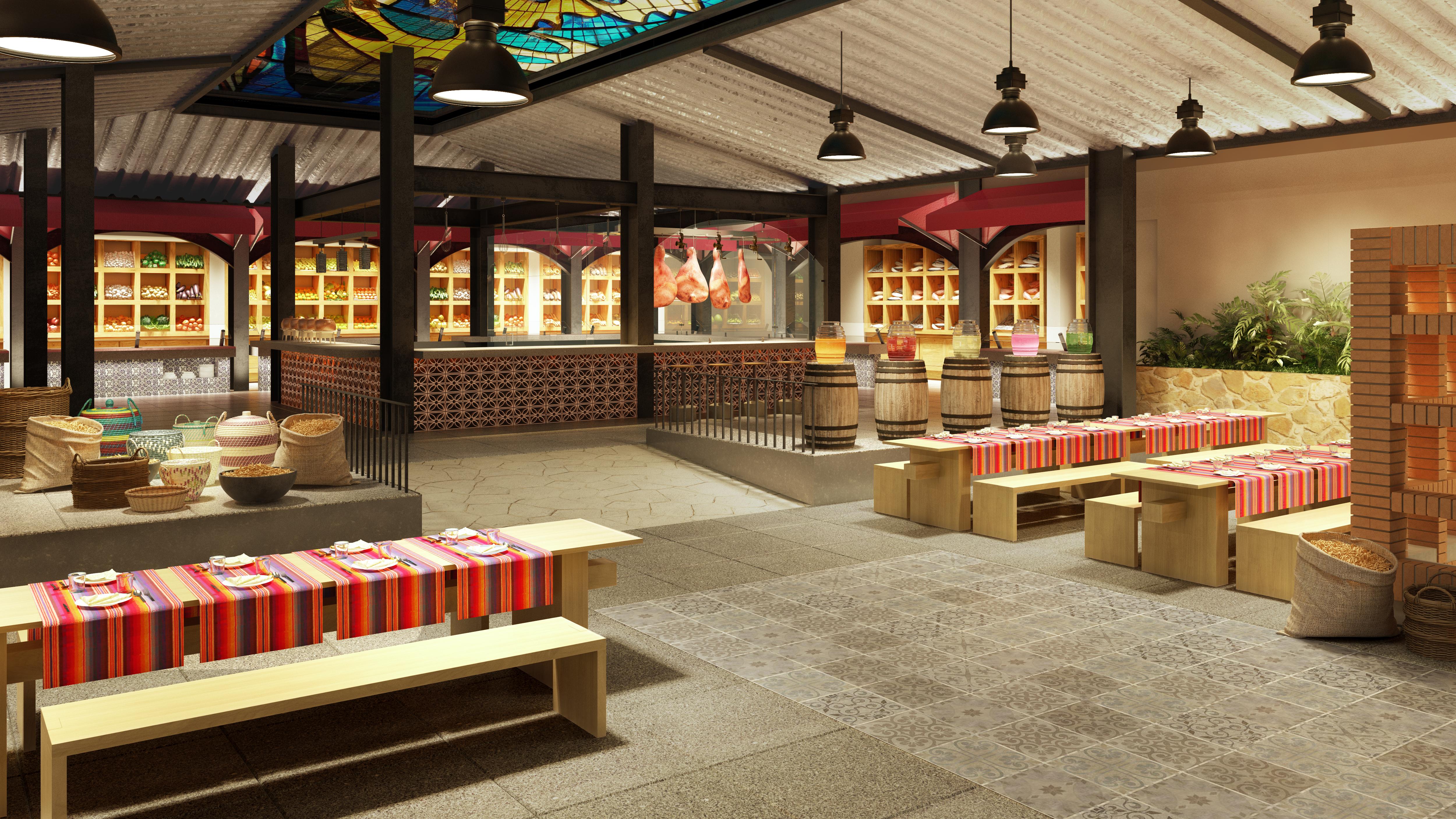 Hotel Xcaret Mexico All Parks All Fun Inclusive Playa del Carmen Esterno foto The interior of the new station building