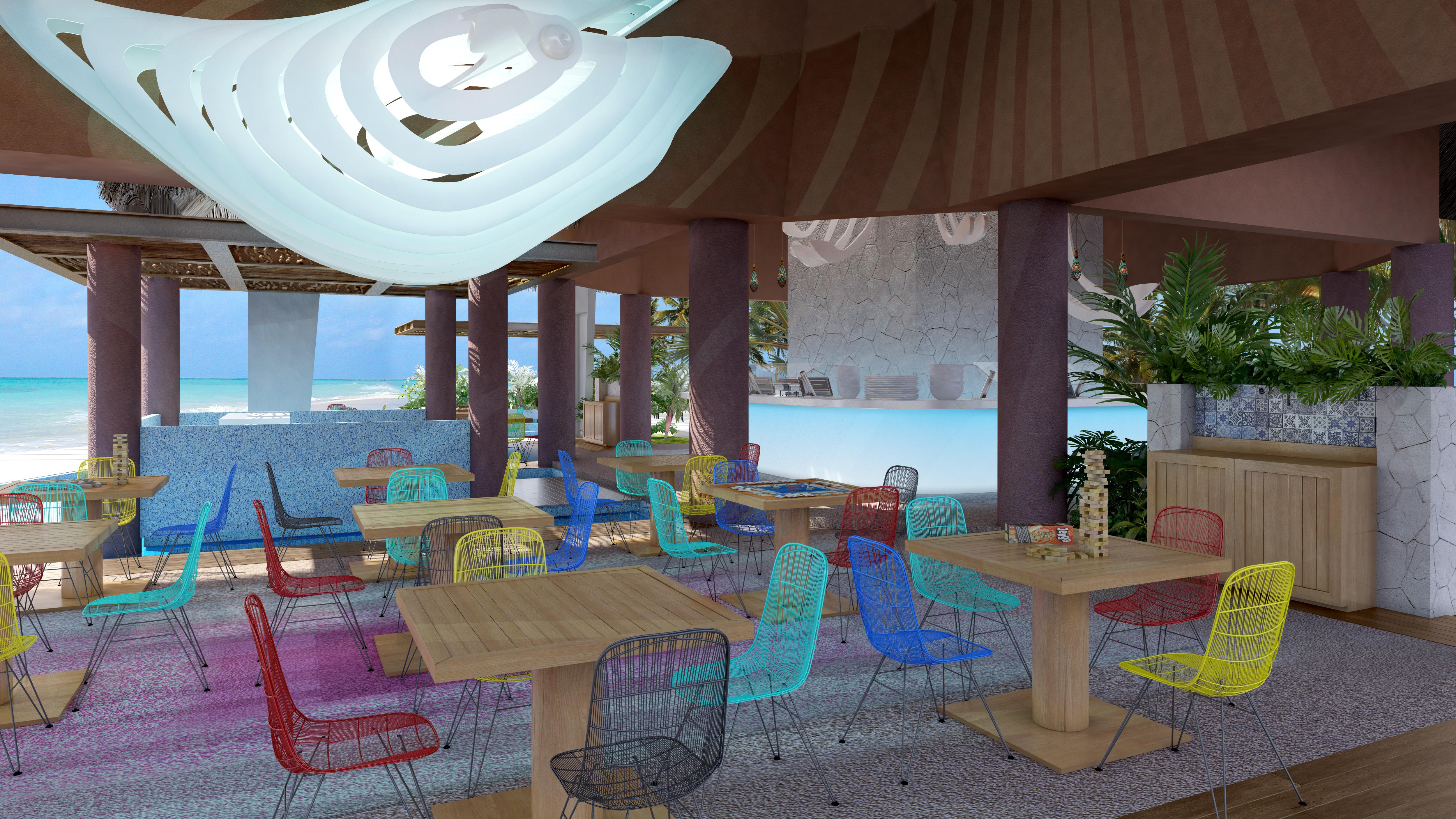 Hotel Xcaret Mexico All Parks All Fun Inclusive Playa del Carmen Esterno foto The interior of the restaurant