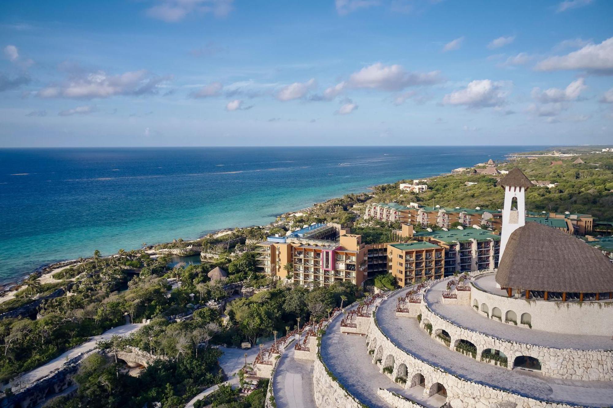 Hotel Xcaret Mexico All Parks All Fun Inclusive Playa del Carmen Esterno foto Aerial view of the resort